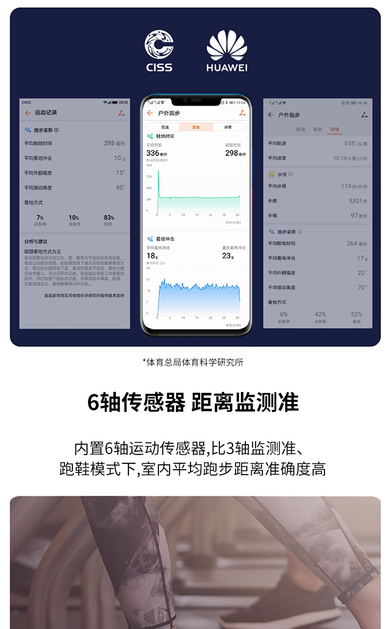 huawei/华为 华为手环3e 跑步精灵智能手环