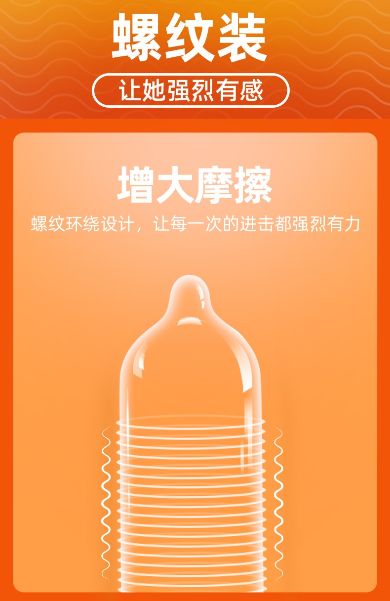 【官方旗舰店】 durex/杜蕾斯 高潮阴蒂刺激避孕套螺纹装成人情趣计生