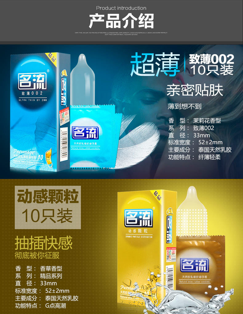 隐私发货名流避孕套精品组合系列安全套薄大颗粒螺纹加