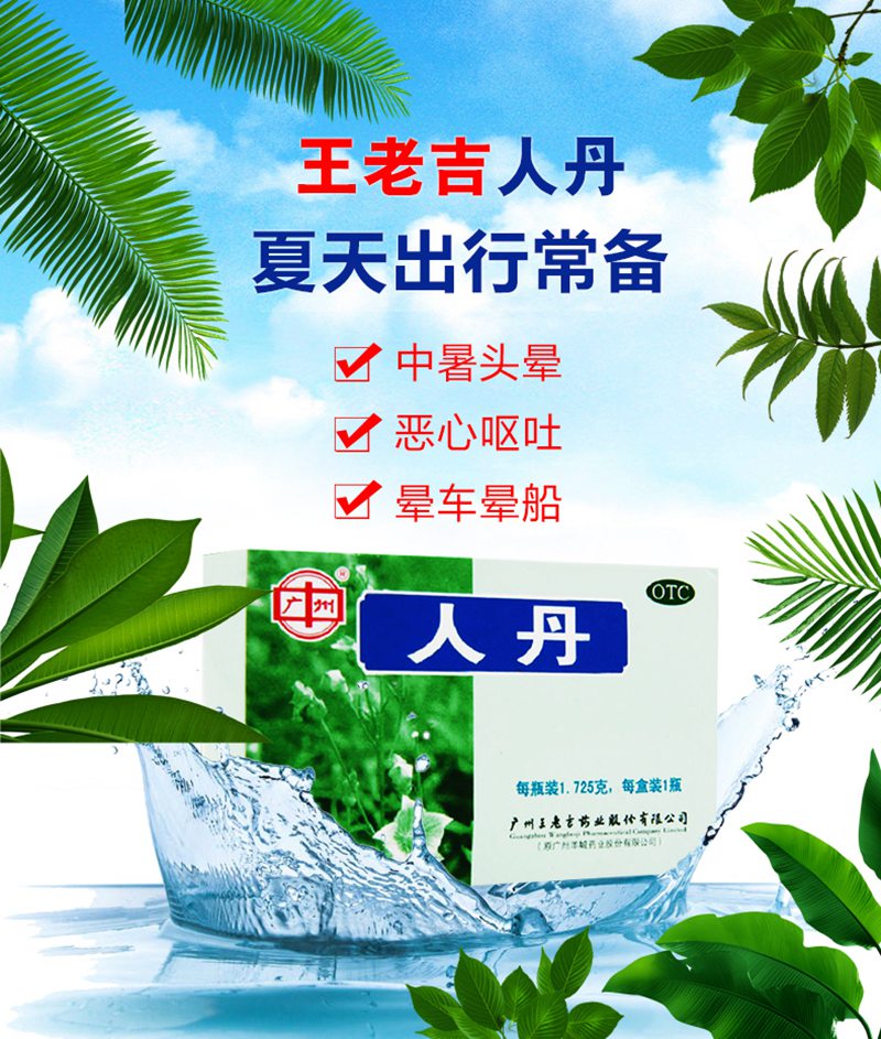 王老吉 人丹(水丸) 1.725g