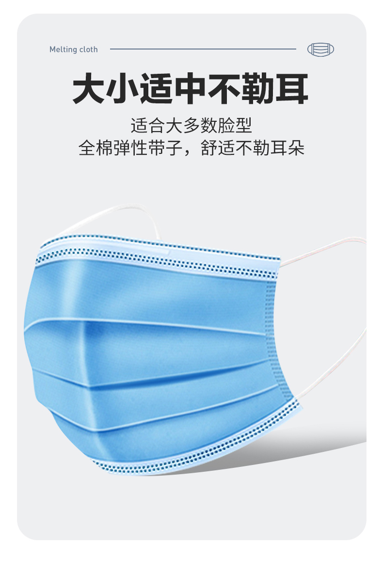 医用外科灭菌级可孚灭菌级医用外科口罩一次性医用口罩医疗医生用三层