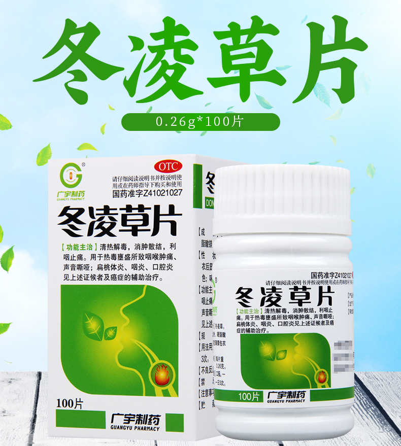 限时活动中广宇冬凌草片100片