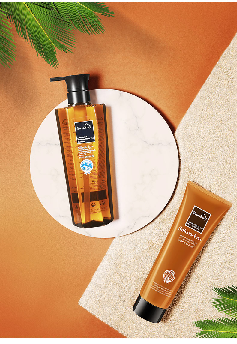 【下单加送洗发水】 绿色溪谷 椰油洗发水500ml 护发乳280ml无硅油